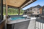 Private hot tub with views of chair 9 